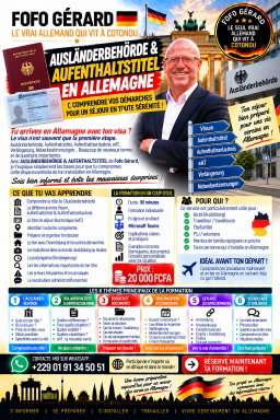 Ausländerbehörde & Aufenthaltstitel en Allemagne