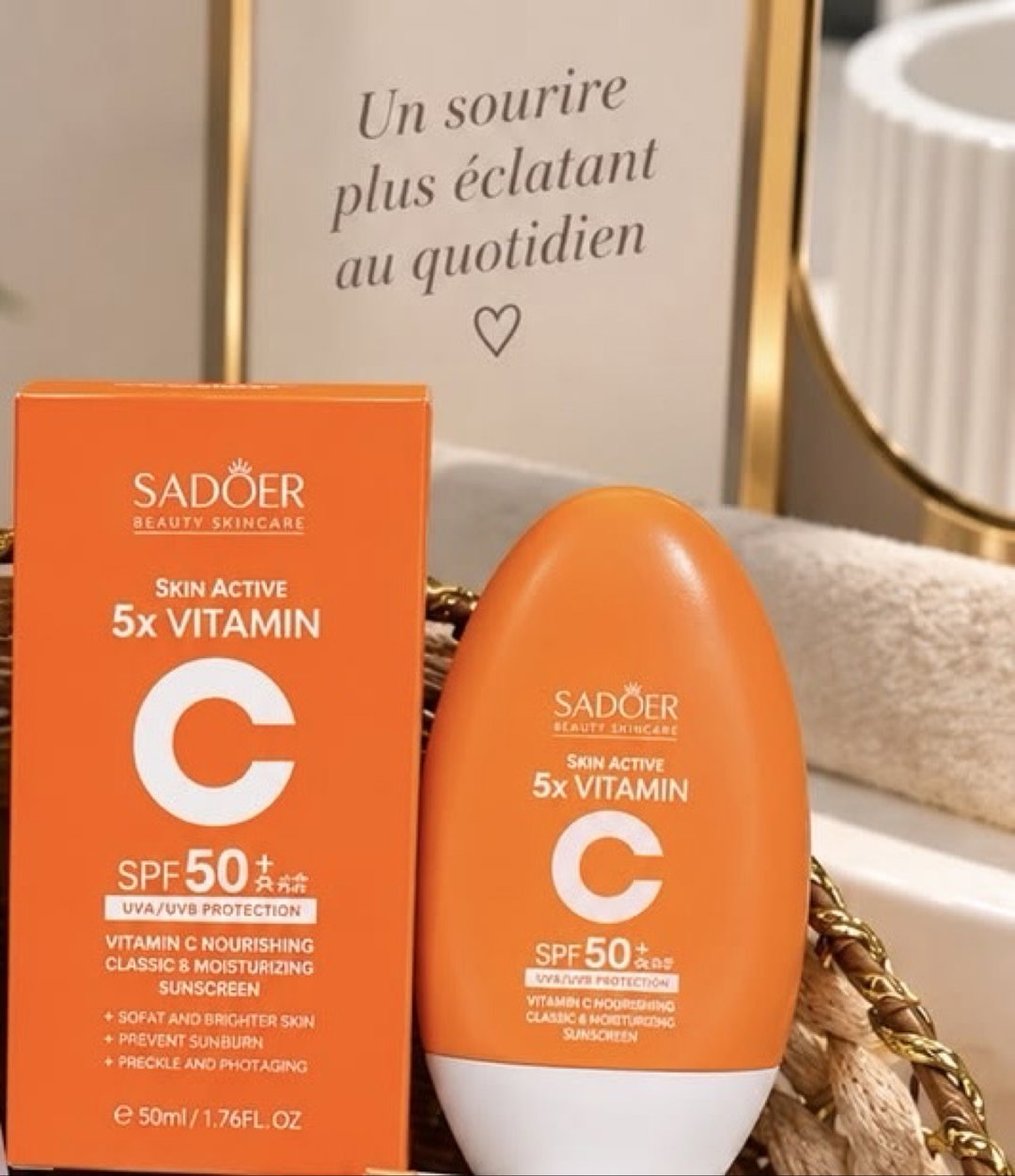 Crème solaire SADOER