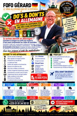 Do's et Dont's en Allemagne