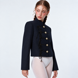 Chaqueta Shān, Azul Noche/Negro
