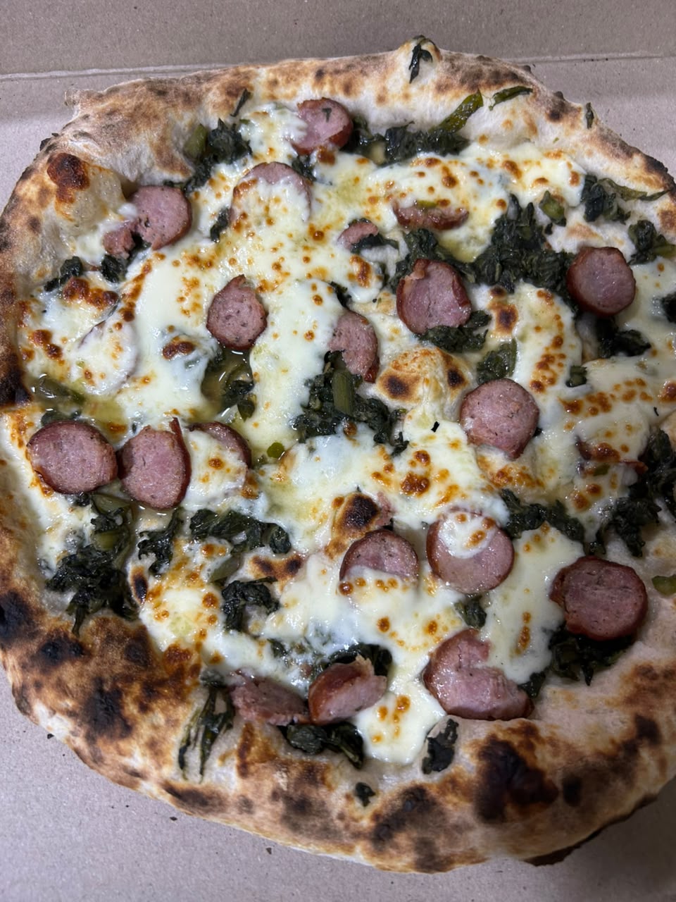 Kontomire & Sausage