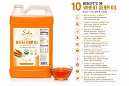 Aceite de germen de trigo virgen extra 100% puro, sin refinar y prensado en frío (Comestible))