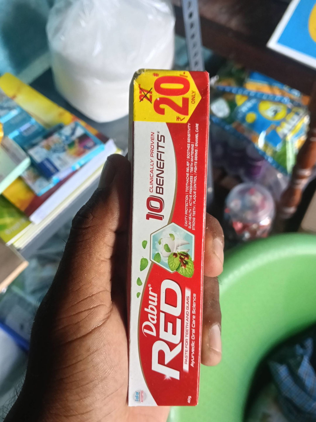 Dabur Red tooth paste డాబర్ రెడ్ టూత్ పేస్ట్