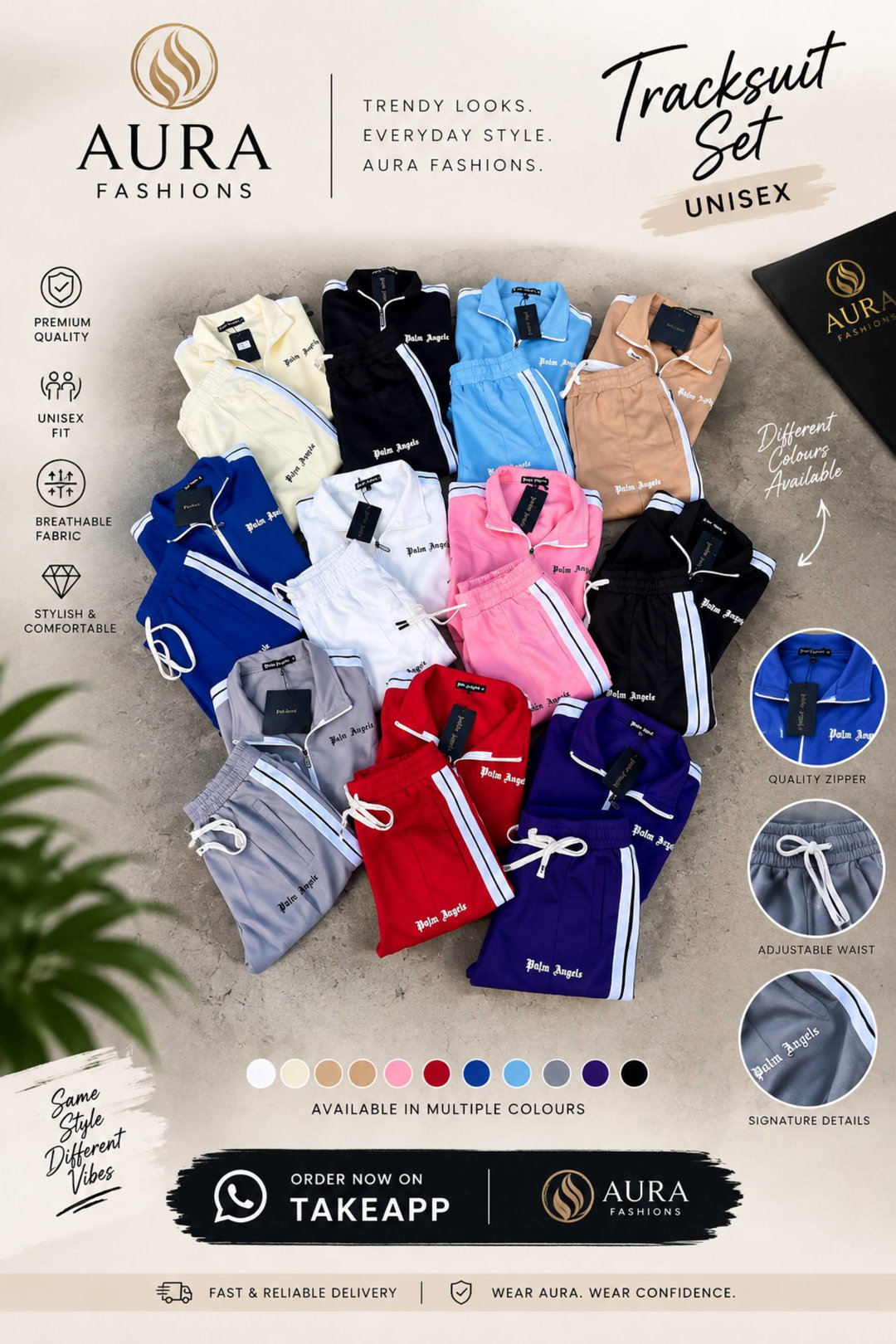 Palm Angeles Classic Zip Tracksuit