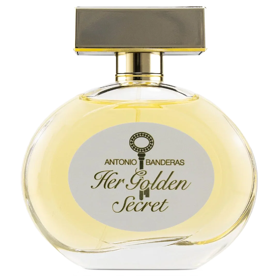 Her golden secret Antonio Banderas