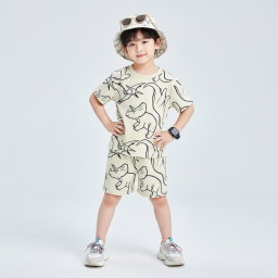 SETELAN PENDEK DINO COLONY IVORY