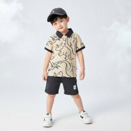 SETELAN COMBI WANGKI X CHINO DINO COLONY CREAM
