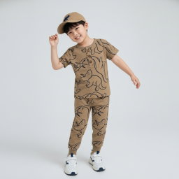 SETELAN ELLIE DINO COLONY MOCCA