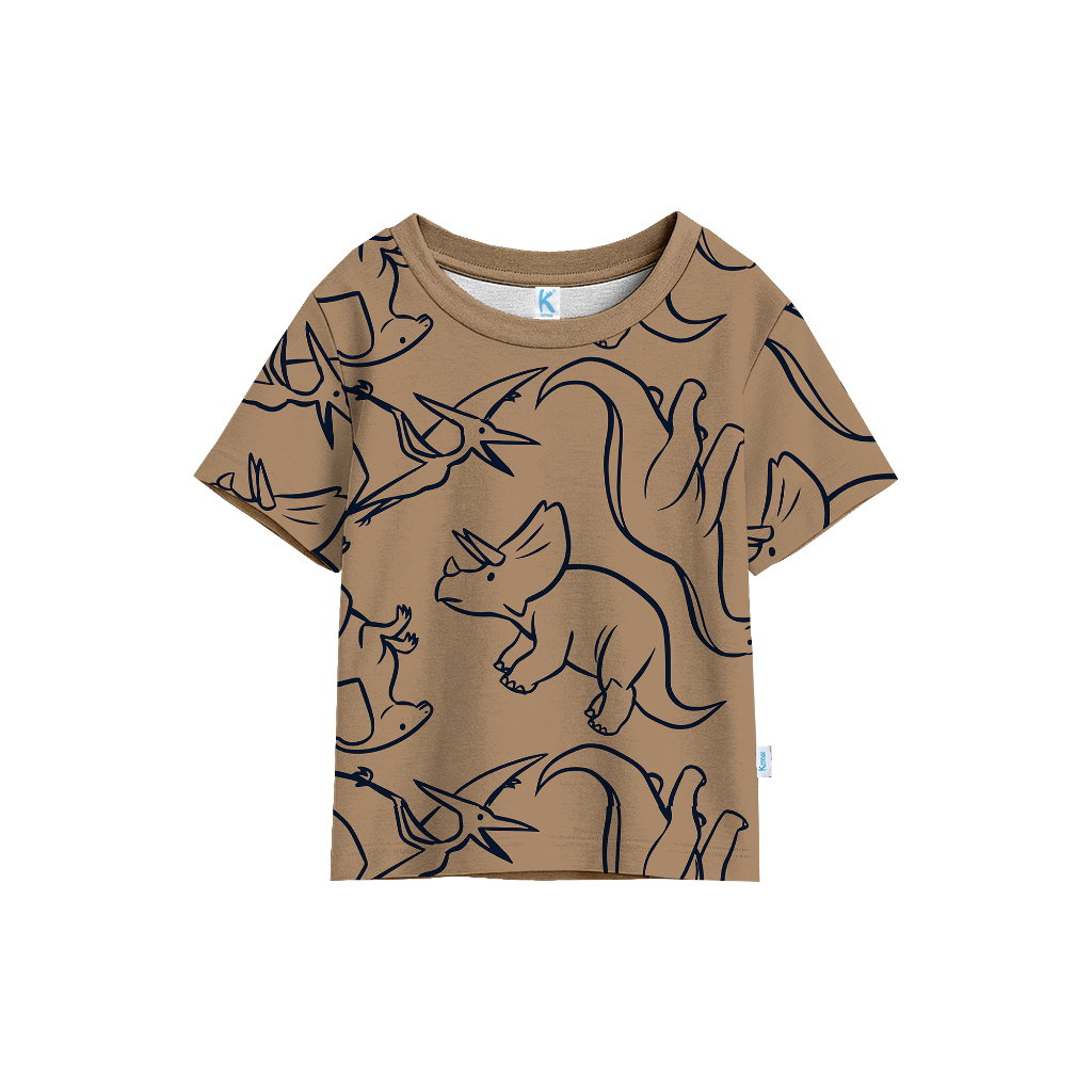 KAOS ATASAN DINO COLONY MOCCA