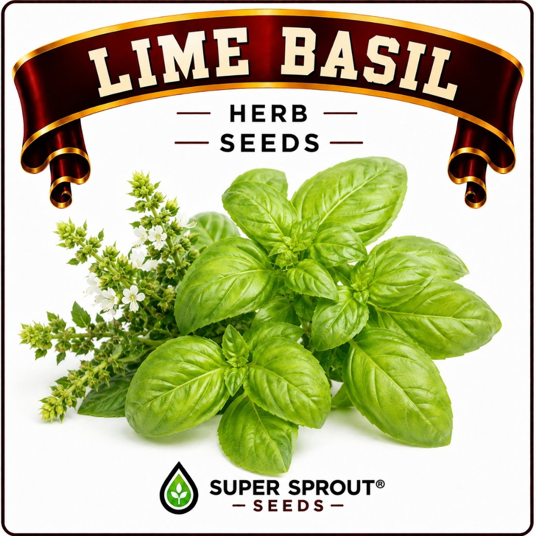 Lime Basil herb x 50+ seeds