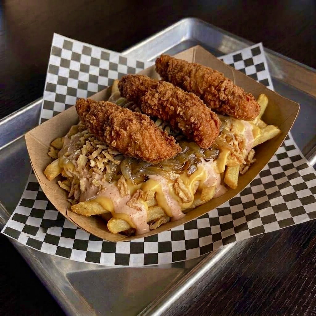 Cheesy Fries With Tenders