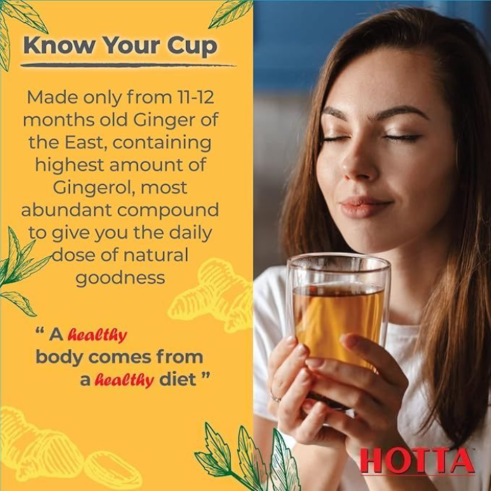 HOTTA Instant Ginger Drink Powder (Sugar Free) - 7g x 12s_1