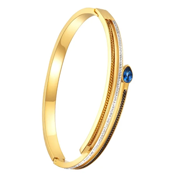 Bracelete Chiara Com Pedra Azul_3