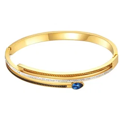 Bracelete Chiara Com Pedra Azul