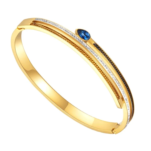 Bracelete Chiara Com Pedra Azul_2