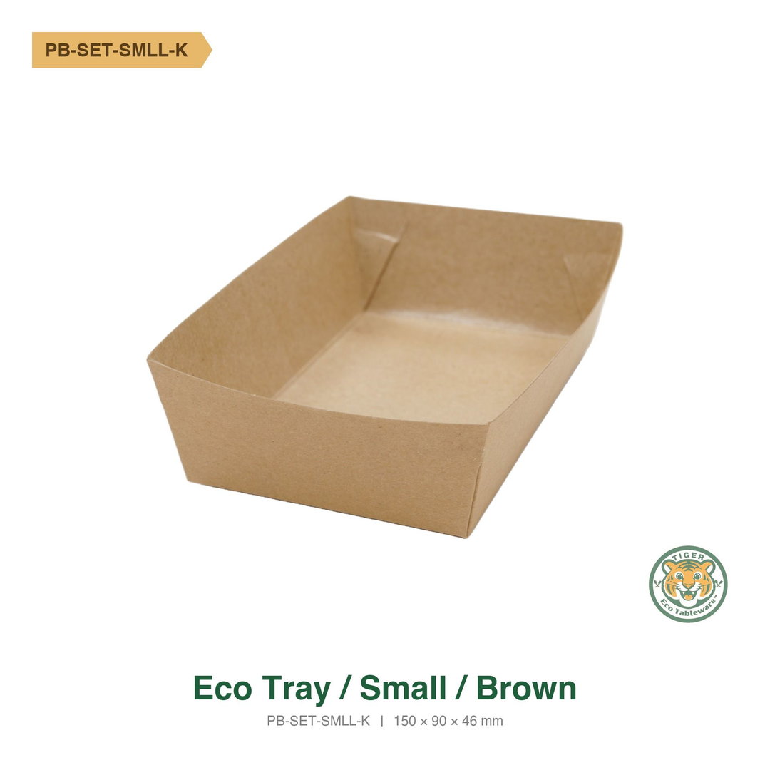 Eco Tray / Small / Brown (RM0.1224/pc)
