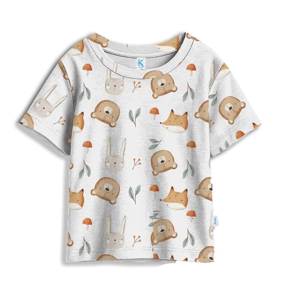 KAOS ATASAN CUTE HEAD ANIMAL WHITE_0