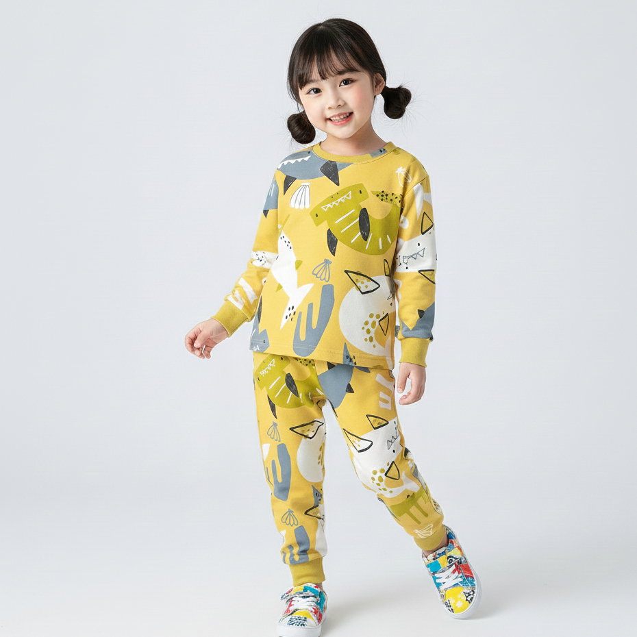 SETELAN PANJANG SHARK IN SEA YELLOW