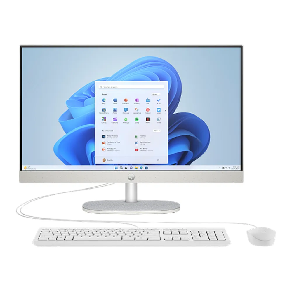 HP All-In-One 24-Cr1090 Core Ultra 5 8GB/512GB SSD 23.8-Inch Free Dos - White
