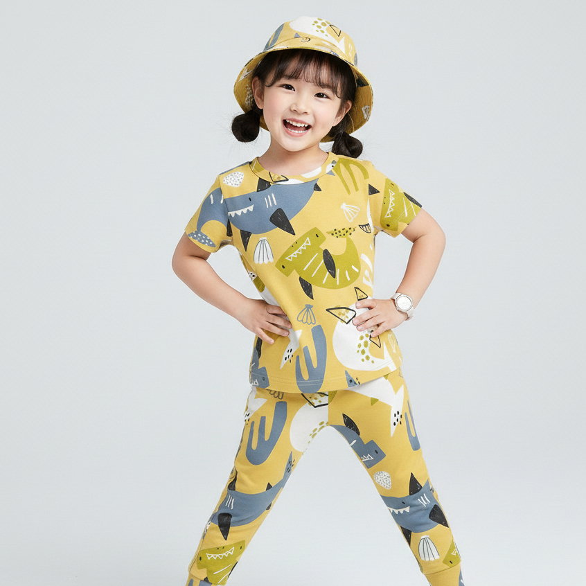 SETELAN JUMBA SHARK IN SEA YELLOW