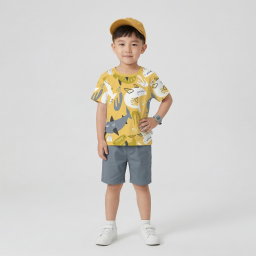 KAOS ATASAN SHARK IN SEA YELLOW
