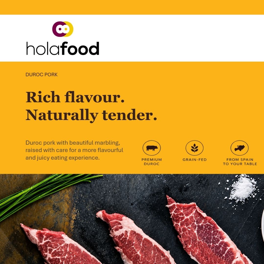 Hola Spain Duroc Pork Tontoro (Jowl) Yakiniku 250G_3