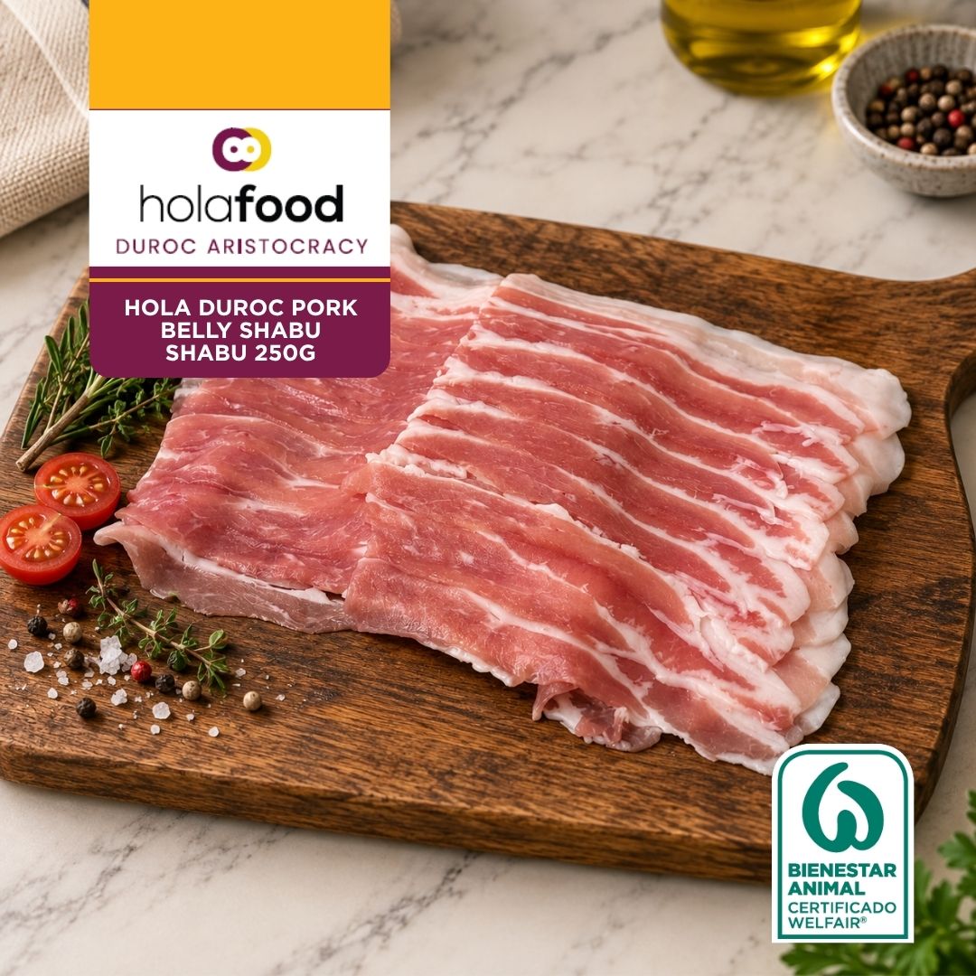Hola Spain Duroc Pork Belly Shabu Shabu 250G_0