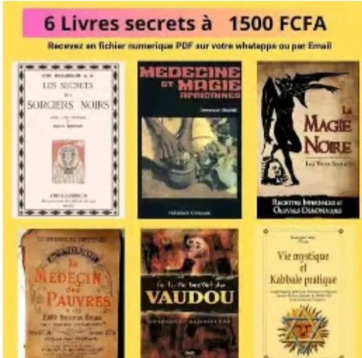 6 LIVRES SECRETS