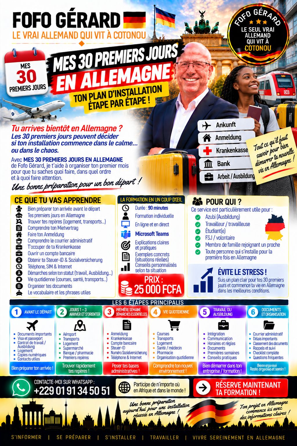 Mes 30 premiers jours en Allemagne