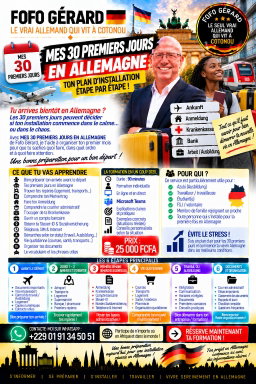 Mes 30 premiers jours en Allemagne