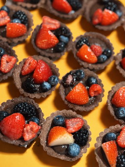 Mixed Berries Chocolate Tart