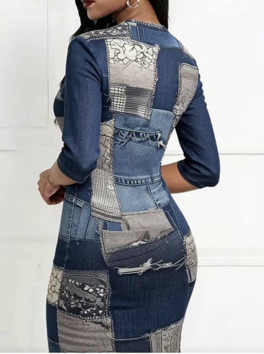 Women long sleeve dress 