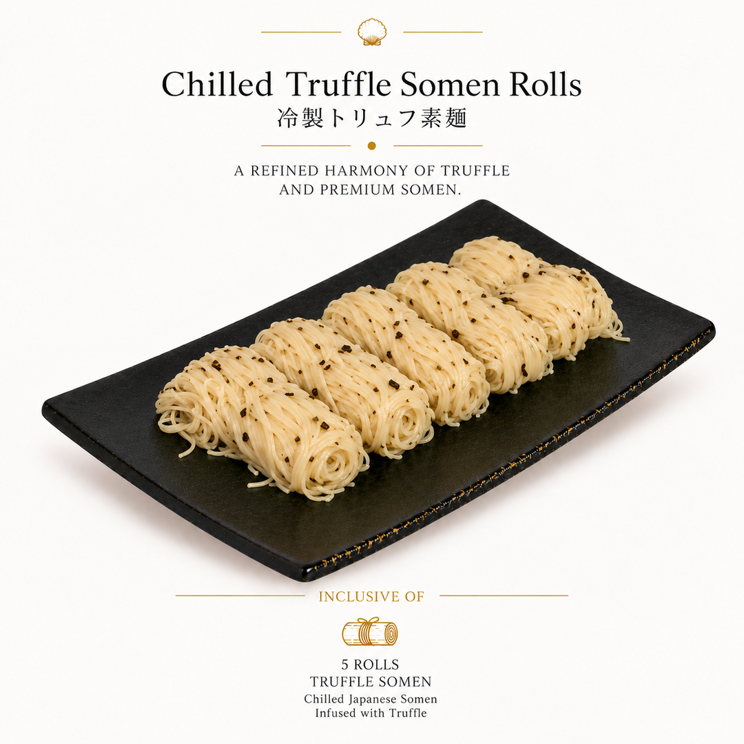 5 Rolls — Chilled Truffle Somen Rolls 冷製トリュフ素麺