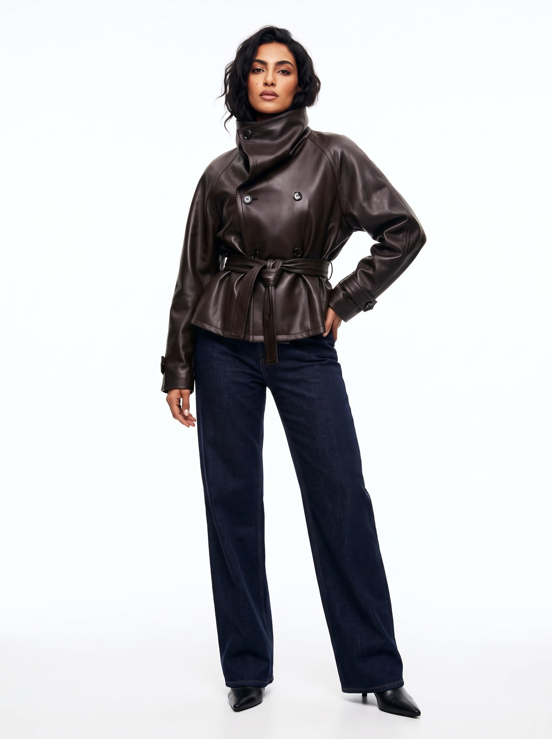 The Leather Trench Jacket