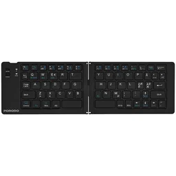 Porodo 6-In-1 Keyboard & Mouse Set Magnetic Cable, Phone Stand & Travel Case
