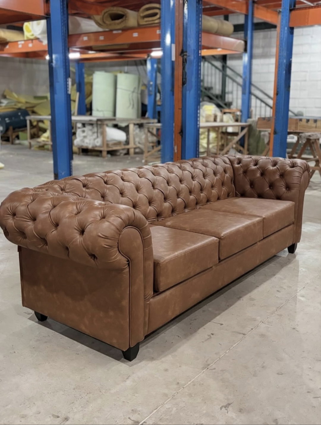 3 seater leather couch