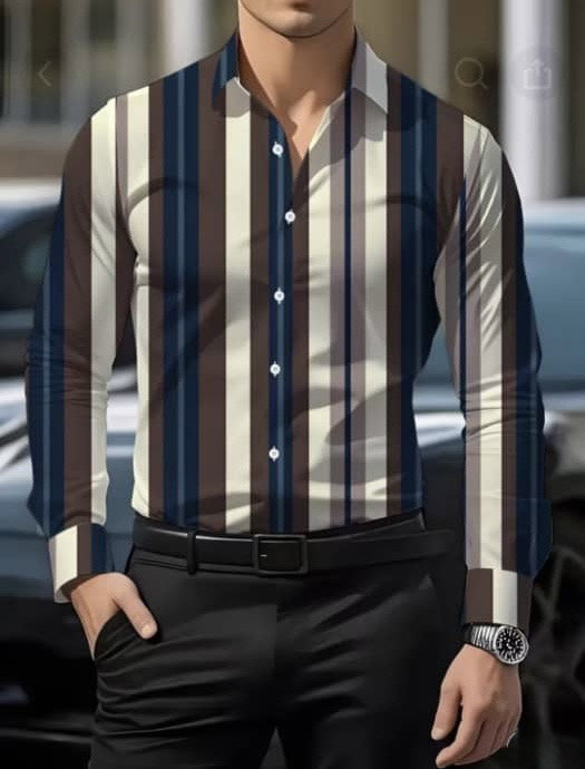 Men’s long sleeve business shirts _0