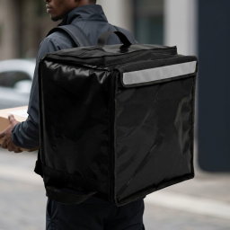 Thermal Delivery Bag Black