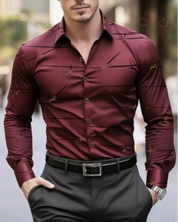 Men business long sleeve shirt 