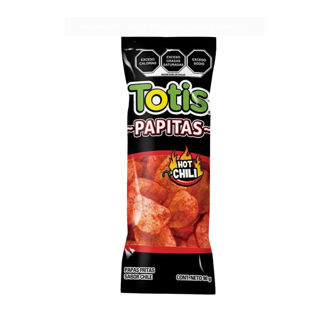 PAPITAS HOT CHILI TOTIS BSA 90GR