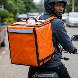 Thermal Delivery Bag Orange