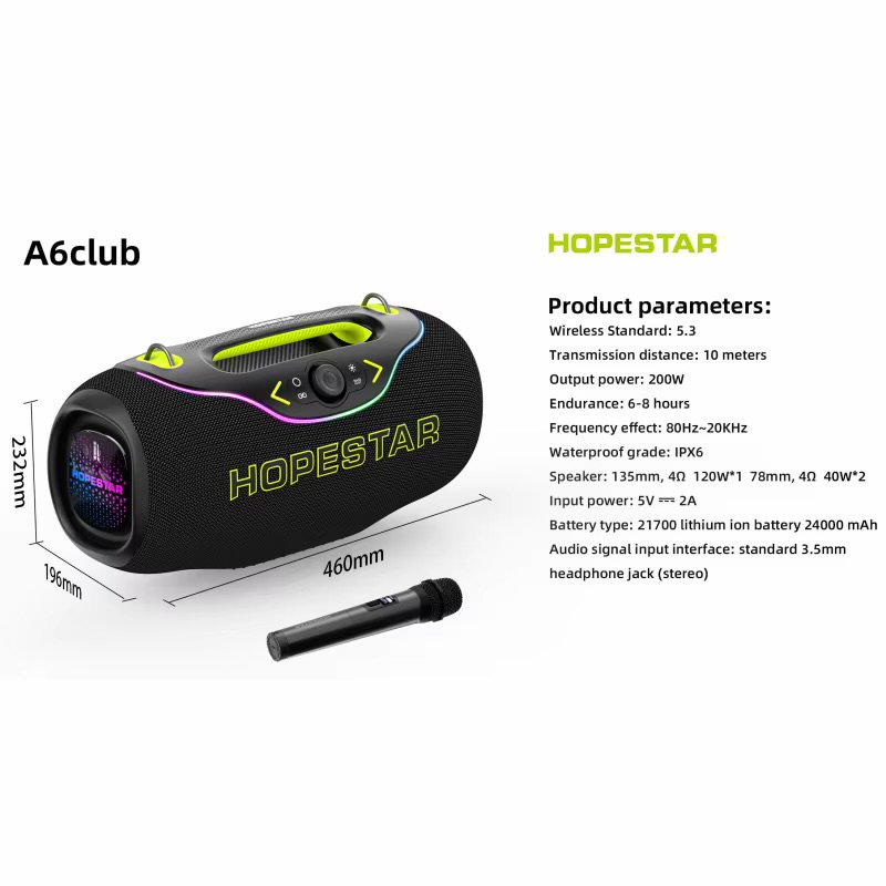 HOPESTAR A6club_1
