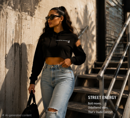 CROPPED COMFORT HOODIE