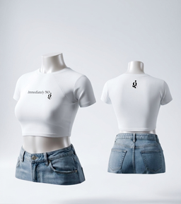 SOFT FIT CROPPED TEE