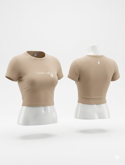 SOFT FIT CROPPED TEE