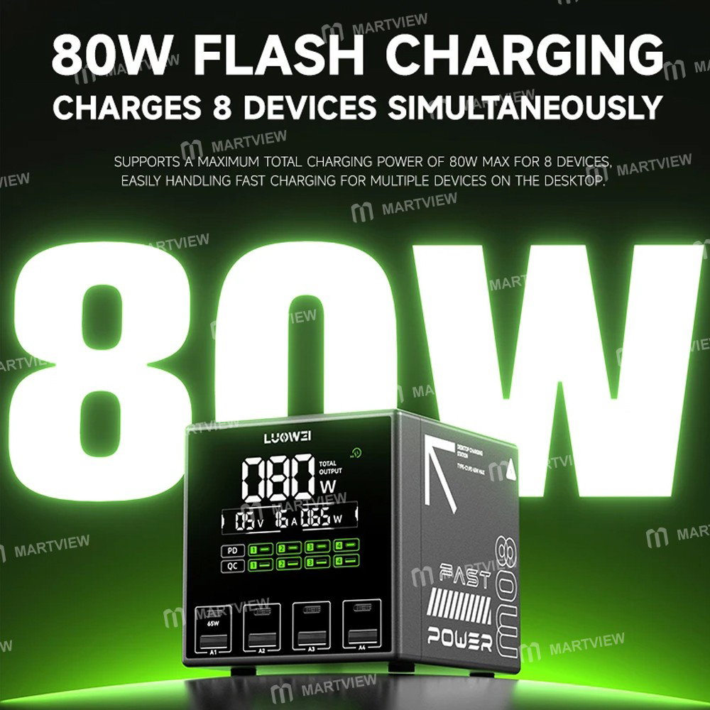 LUOWEI SMART CHARGING STATION LW-U1S 80w_0
