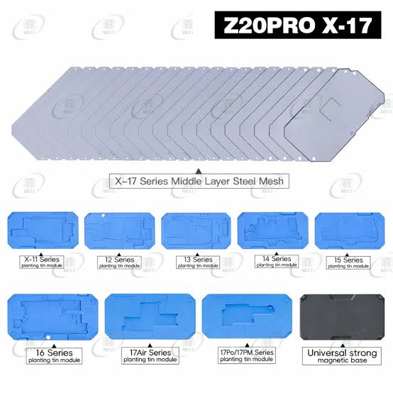  MIJING Z20 MAX X-17 MIDDLE LAYER REBALLING  STENCIL SET