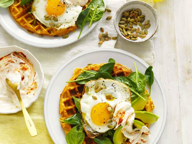 Egg Waffle with Avocado Seasonal_0