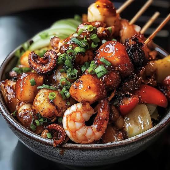 Seafood Mix Skewer
