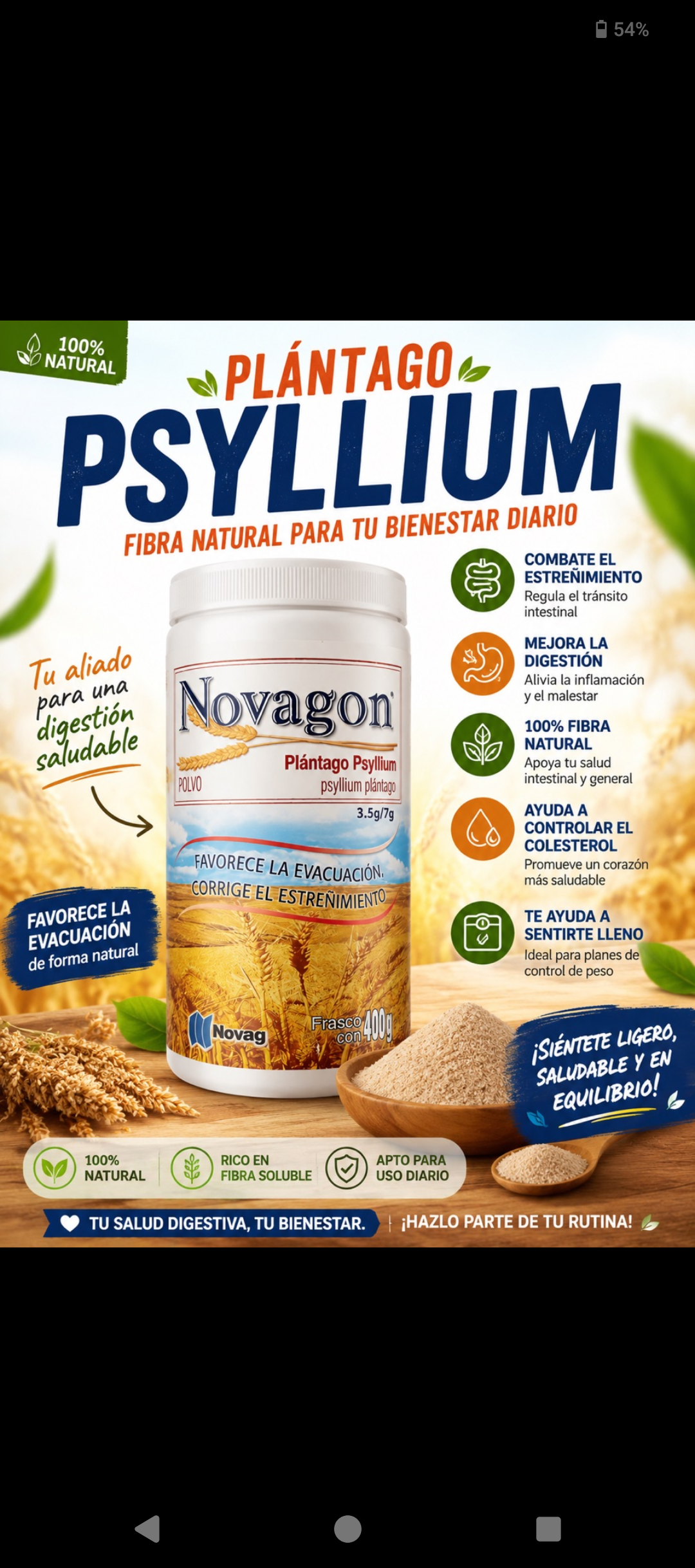 Psyllium Fibra Natural